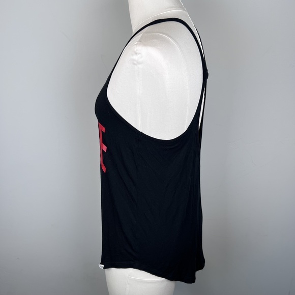 Like New-Pink Victoria Secret OHIO STATE Black&Red Scoop Neck Low Back Tank XS - Picture 4 of 16